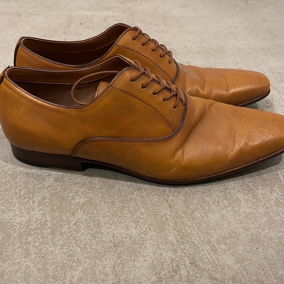 Aldo brown leather dress shoes us 9 eur 42 - Picture 4 of 5